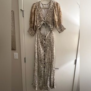 LIKE NEW Free People Cutout Maxi Dress